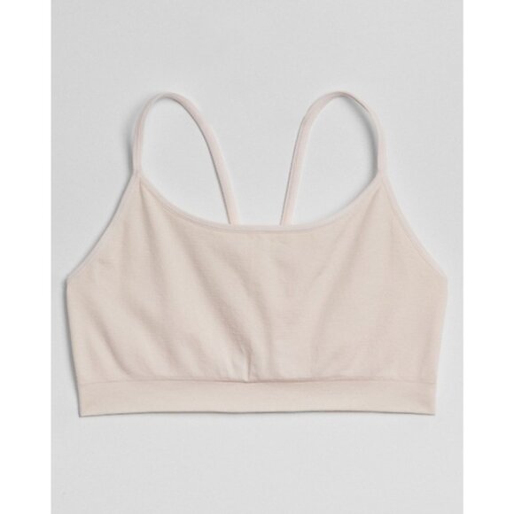 Gap seamless racerback bralette pale pink cream size small - Picture 10 of 10